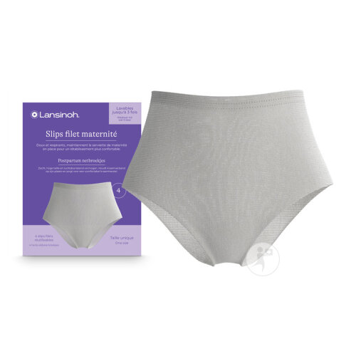 Lansinoh Slips Filet Maternité Lavables Taille Unique 4 Pièces-2