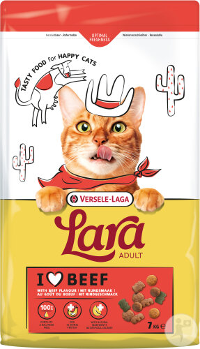 Lara Adult Chats Au Goût De Bœuf 7kg