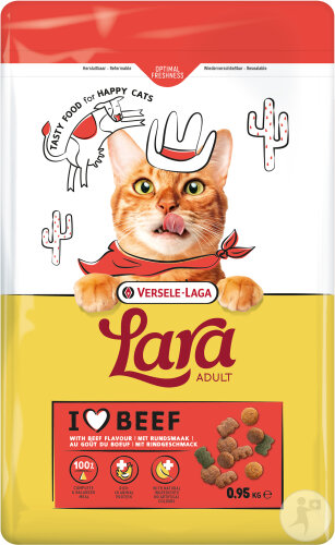 Lara Adult Chats Au Goût De Bœuf 950g