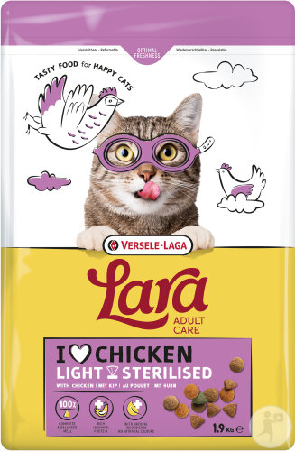 Lara Adult Care Light Sterilised Chats Au Poulet 1,9kg