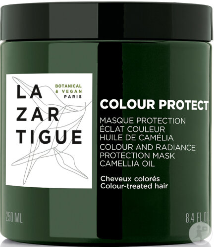 Lazartigue Colour Protect Masque Protection Éclat Couleur Huile De Camélia Pot 250ml