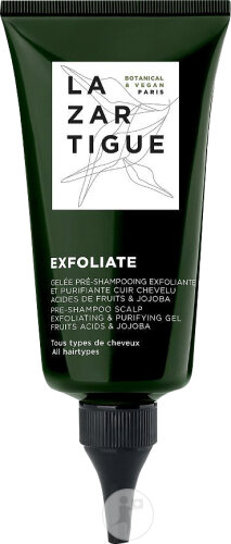 Lazartigue Exfoliate Gelée Pré-Shampoing Exfoliante Et Purifiante Cuir Chevelu Tube Canule 75ml