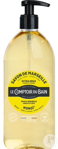 Le Comptoir Du Bain Savon Liquide Monoï Flacon 1l