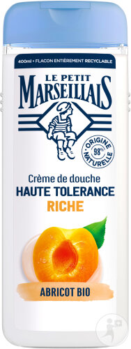 Le Petit Marseillais Crème De Douche Haute Tolérance Riche Abricot 400ml