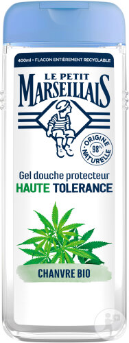 Le Petit Marseillais Gel Douche Protecteur Haute Tolérance Chanvre Flacon 400ml