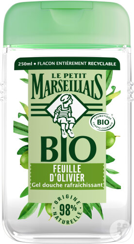 Le Petit Marseillais Gel Douche Rafraichissant Feuille D'Olivier Flacon 250ml