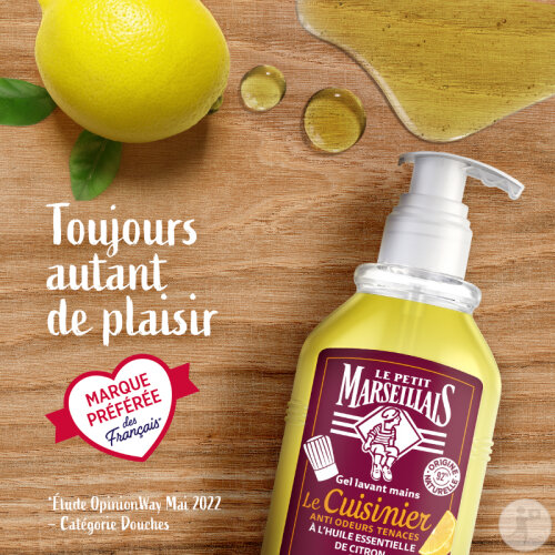 Le Petit Marseillais Gel Lavant Mains Le Cuisinier Anti-Odeurs Tenaces Recharge 250ml-6
