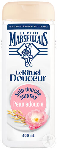 Le Petit Marseillais Le Rituel Douceur Soin Douche Surgras Lait D'Avoine & Rose Sauvage 400ml