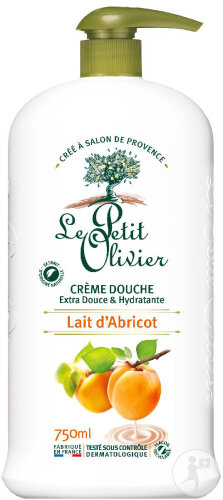 Le Petit Olivier Crème Douche Lait D'Abricot 750ml