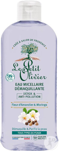 Le Petit Olivier Eau Micellaire Démaquillante Détox & Anti-Pollution 400ml