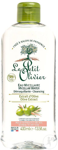 Le Petit Olivier Eau Micellaire Démaquillante Extrait D'Olive 400ml