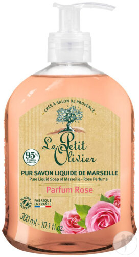 Le Petit Olivier Pur Savon Liquide De Marseille Parfum Rose 300ml