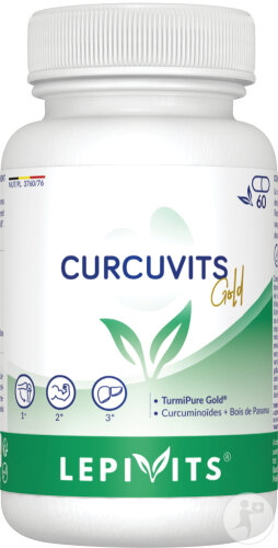 Lepivits Curcuvits Gold 60 gélules végétales