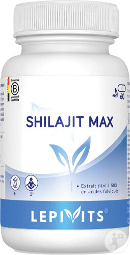 Lepivits Shilajit Max 60 Gélules
