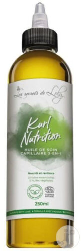 Les Secrets De Loly Kurl Nutrition Huile De Soin Capillaire 3en1 Flacon 250ml