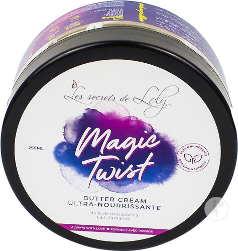 Les Secrets de Loly Magic Twist Crème Beurre Ultra Nourrissante Cheveux Secs Frisés Et Crépus 250ml