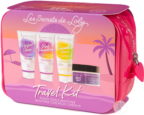 Les Secrets De Loly Trousse Voyage Cheveux Crépus 4x100ml