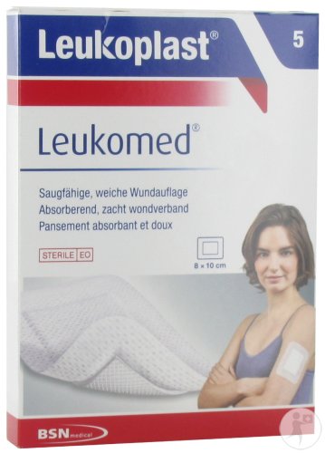 Leukoplast Leukomed Pansement Stérile 8x10cm Pièces 5
