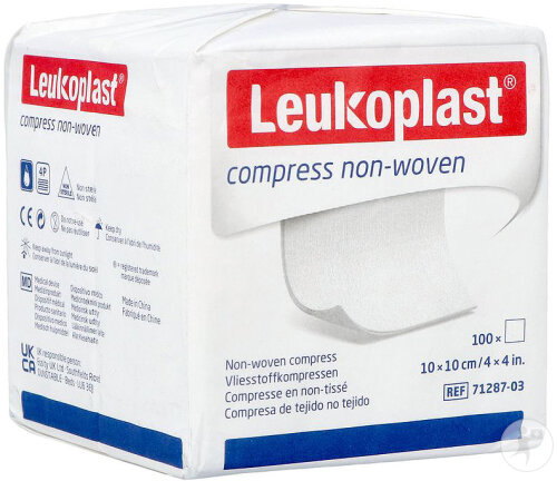 Leukoplast Compress Non-Woven Non-Stérile 10cm 10cm 100
