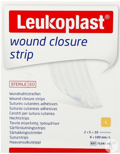 Leukoplast Wound Closure Strip 6x100mm 10 Pièces