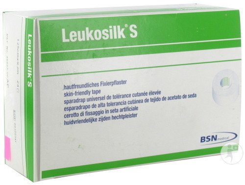Leukosilk S Rouleau Sparadrap 1,25cm x 9,2m 24 Pièces (4683300)