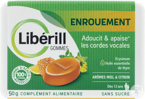 Libérill Gommes Enrouement 50g