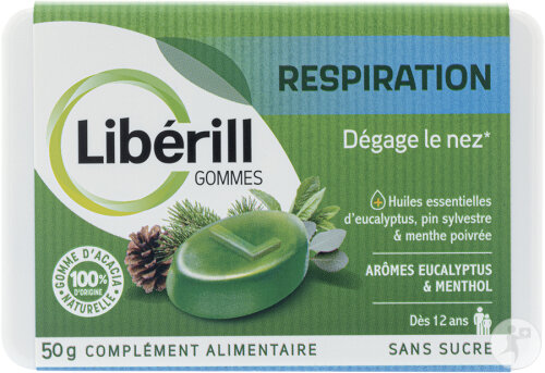Libérill Gommes Respiration 50g