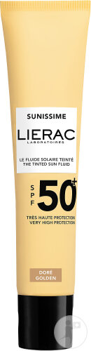 Lierac Sunissime Le Fluide Solaire Teinté IP50+ Visage Toutes Peaux Doré 40ml
