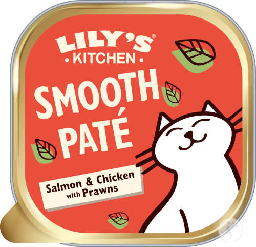 Lily's Kitchen Smooth Paté Pâtée Pour Chat Saumon Poulet Et Crevettes 85g