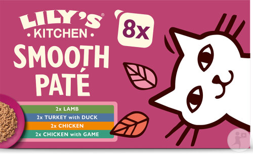Lily's Kitchen Smooth Paté Selection Pâtée Pour Chat Sélection Mixte 8x85g