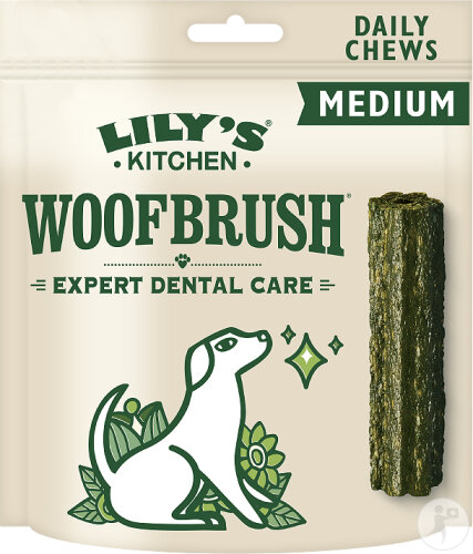 Lily's Kitchen Woofbrush Bâtonnets À Mâcher Pour Chien Taille M 7x28g