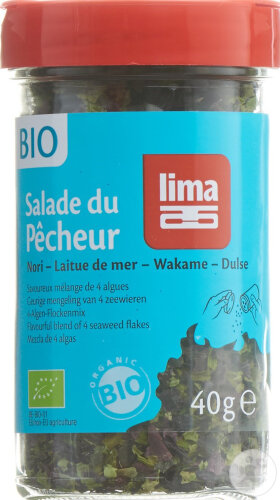 Lima Algue Salade Du Pêcheur Paillette Saupoudreur 40g