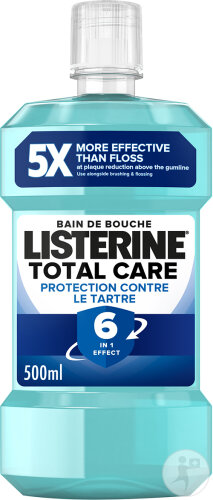 Listerine Total Care Bain De Bouche Protection Contre Le Tartre Flacon 500ml