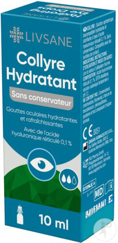 Livsane Eyes Collyre Hydratation Intense Flacon 10ml