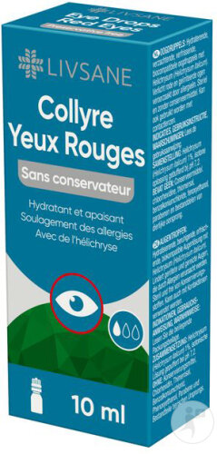 Livsane Eyes Collyre Yeux Rouges 10ml