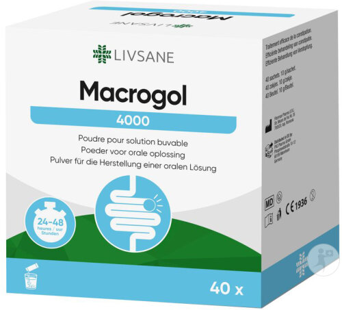 Livsane Macrogol 4000 Poudre Sachets 40x10g