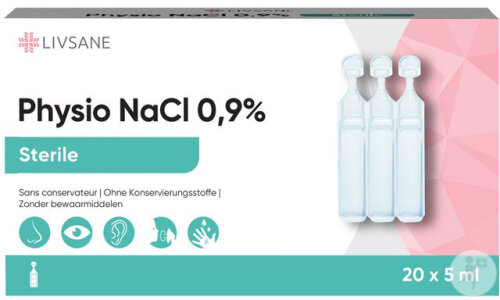 Livsane Nasal Physio NaCl 0,9% 20x5ml