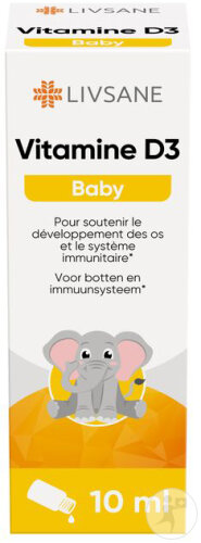 Livsane Vitamine D3 Baby 200UI/Goutte 10ml