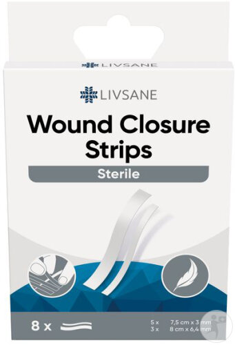 Livsane Wound Closure Strips 8 Pièces