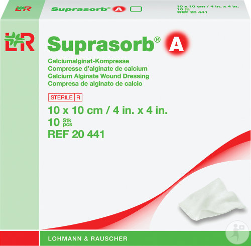 Lohmann & Rauscher Suprasorb A Compresse Stérile 10x10cm 10 Pièces (20441)