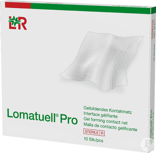 Lomatuell Pro Compresse Stérile Interface Gélifiante 10x20cm 10 Pièces (30872)