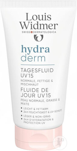 Louis Widmer Hydraderm Fluide De Jour IP15 Sans Parfum Tube 50ml