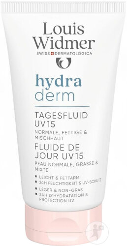 Louis Widmer Hydraderm Fluide De Jour IP15 Tube 50ml