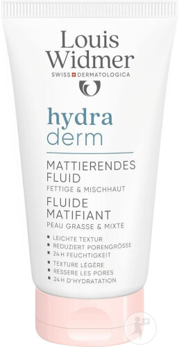 Louis Widmer Hydraderm Fluide Matifiant Tube 50ml