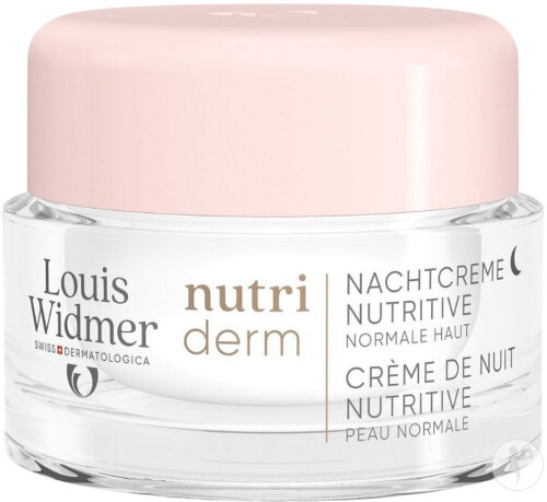 Louis Widmer Nutriderm Crème De Nuit Nutritive Sans Parfum Pot 50ml
