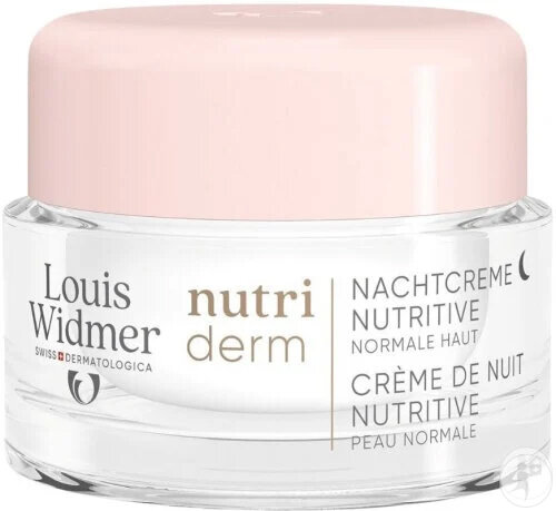 Louis Widmer Nutriderm Crème De Nuit Vitalisante Sans Parfum Pot 50ml