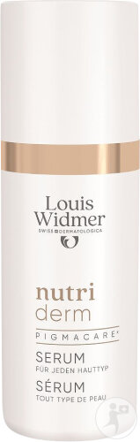 Louis Widmer Nutriderm Pigmacare Sérum Sans Parfum Flacon 30ml