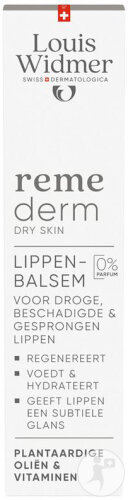 Louis Widmer Remederm Baume Lèvres Sans Parfum Tube 15ml