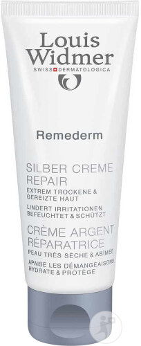 Louis Widmer Remederm Crème Argent Réparatrice Sans Parfum Tube 40ml