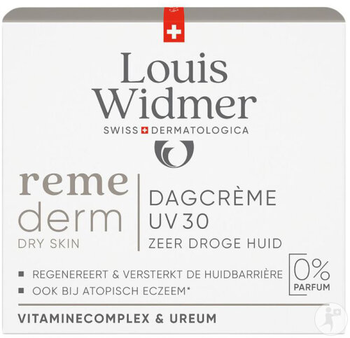 Louis Widmer Remederm Crème De Jour IP30 Sans Parfum Pot 50ml